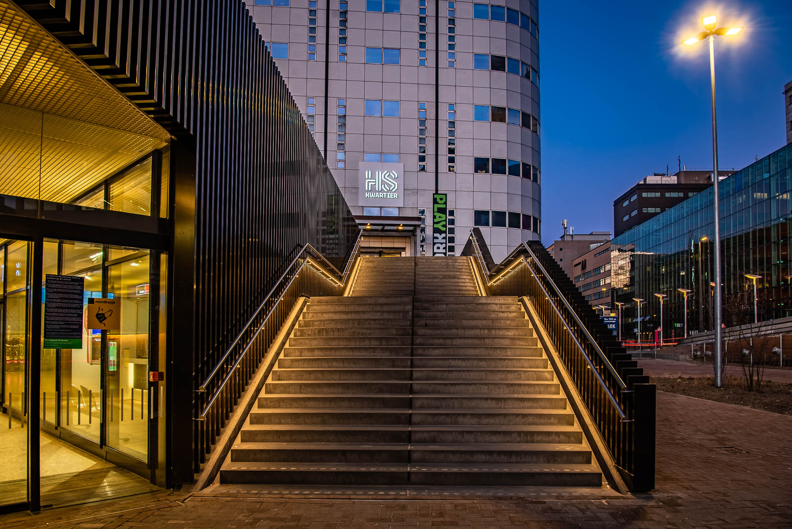 Stationsverlichting in een nieuw licht